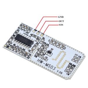 ماژول تشخیص حرکت مایکروویو HW-MS03 - Image 3