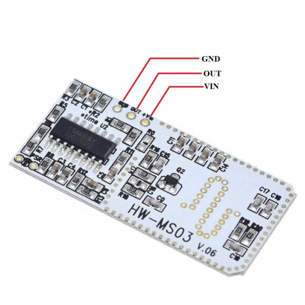ماژول تشخیص حرکت مایکروویو HW-MS03