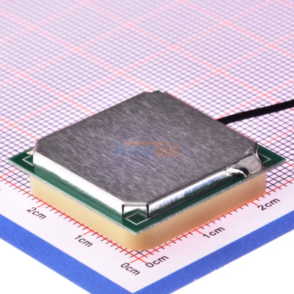 آنتن GPS+BD+GLONASS اکتیو UFL مدل AT0187 با ابعاد 25*25*8