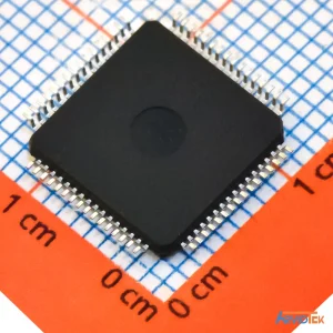 نمای پشت میکروکنترلر CH32V103R8T6