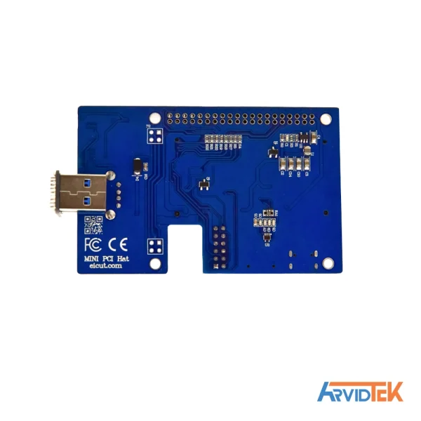 شیلد رزبری پای مبدل MiniPCIe به Raspberry Pi