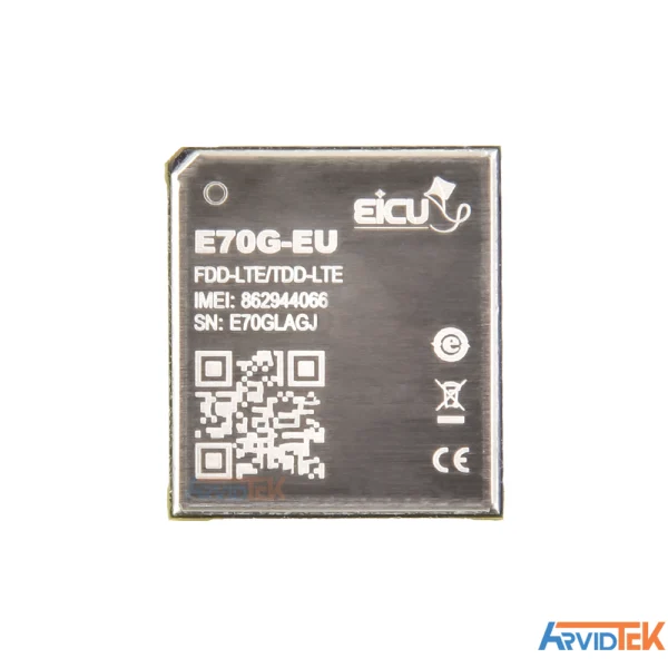 نمای جلویی ماژول E70G-EU ارویدتک خرید ماژول E70G-EU LTE Cat 1bis GNSS از ارویدتک