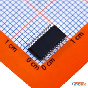 نمای پشت میکروکنترلر CH32V006E8R6