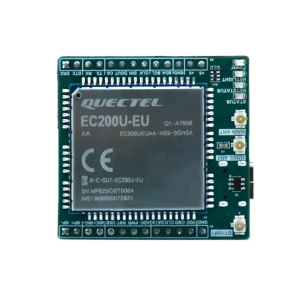 نمای روبه رو برد توسعه EC200U-EUAA BT/GNSS