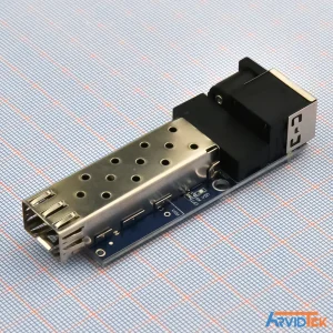 مبدل SFP به RJ45 دوطرفه Mini-MCGE-SFP 10/100/1000Mbps