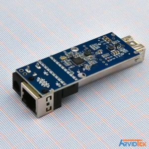 نمای پشت مبدل SFP به RJ45 دوطرفه