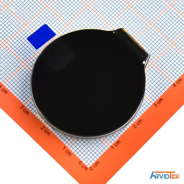 نمای روبه رو برد RP2040-LCD-1.28