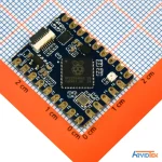 نمای روبه رو برد RP2350-Tiny