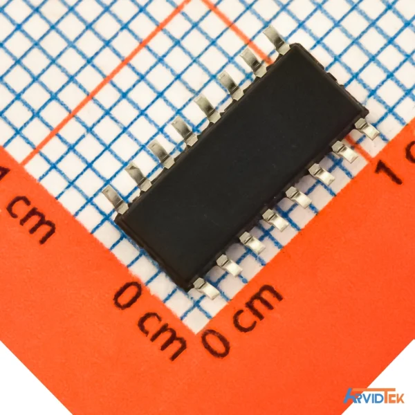 میکروکنترلر CH32V003A4M6 نمای پشت میکروکنترلر CH32V003A4M6
