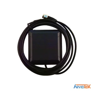 آرویدتک مرجع عرضه انواع قطعات و ماژول های الکترونیکی نمای روبه رو آنتن اکتیو GPS K16-100با کابل ۳ متری SMA