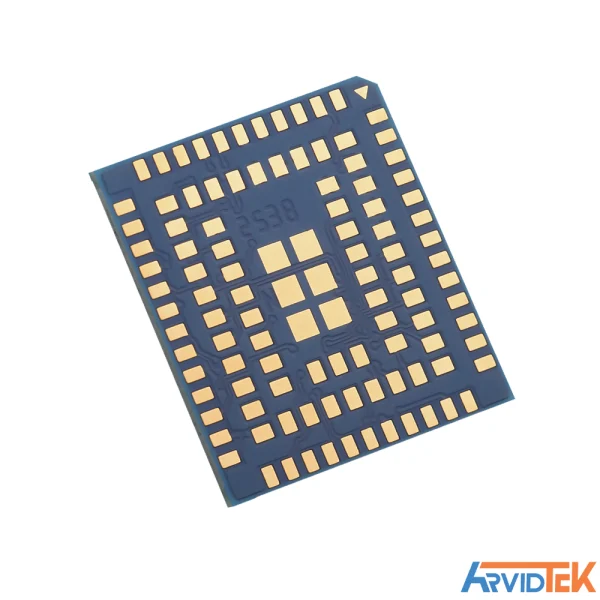 پشت ماژول Quectel EG800AK‑EU در نمای زاویه‌دار