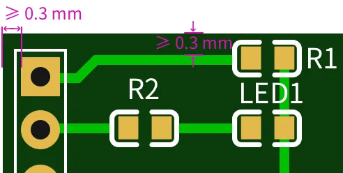 قوانین و کلیرنس ها flex PCB Capability