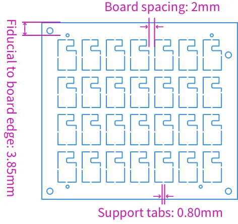 قوانین و کلیرنس ها flex PCB Capability