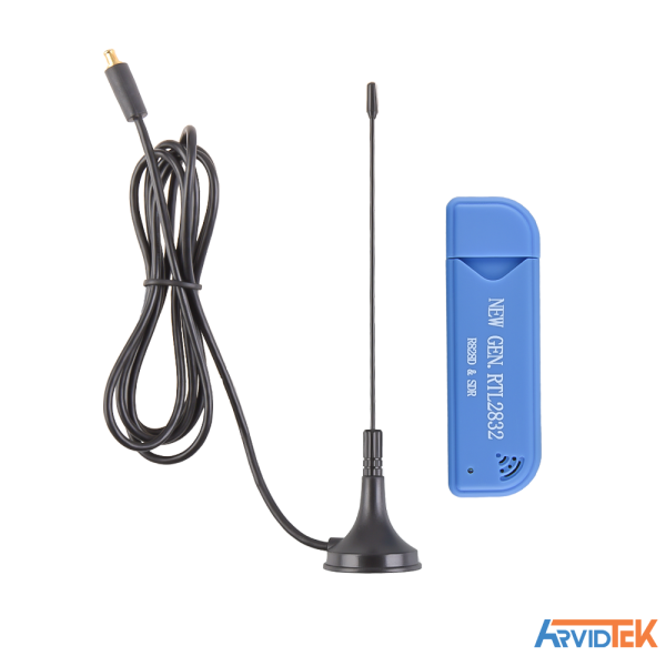 AT1022-Arvidtek-6 دانگل RTL-SDR RTL2832U R828D همراه با آنتن