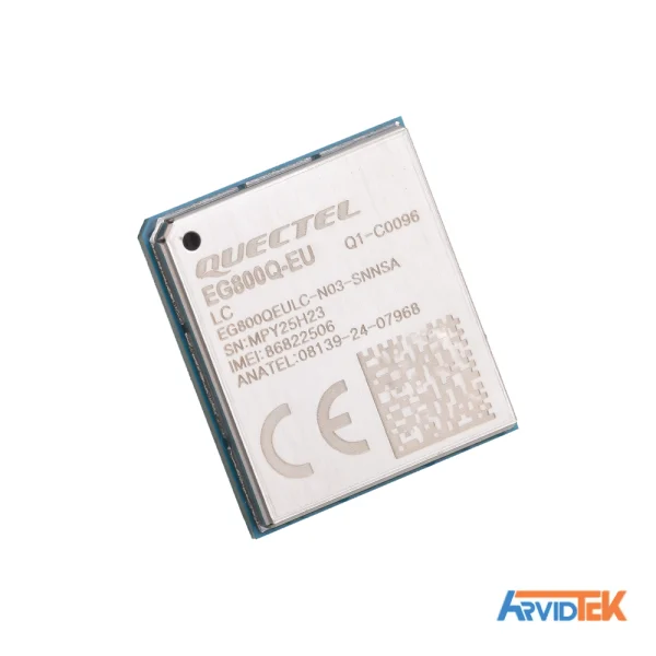 ماژول EG800QEULC LTE Cat 1 bis کویکتل نمای مورب ماژول EG800QEULC کویکتل
