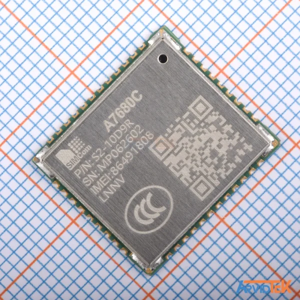 نمای روبه رو ماژول A7680C-LNNV LTE Cat 1