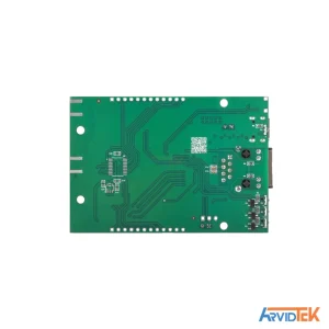 آرویدتک مرجع عرضه انواع قطعات و ماژول های الکترونیکی نمای پشت لایه مدار چاپی و پدهای اتصال ماژول مودم NEXUS-E0402N.