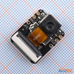 نمای روی برد توسعه XIAO ESP32S3 Sense همراه با ماژول دوربین OV3660.