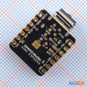 آرویدتک مرجع عرضه انواع قطعات و ماژول های الکترونیکی نمای زیرین و پینهای برد توسعه XIAO ESP32S3 ساخت Seeed Studio.