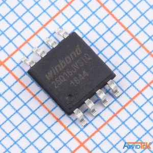 حافظه فلش W25Q16JVSSIQ نمای روبه رو حافظه فلش W25Q16JVSSIQ